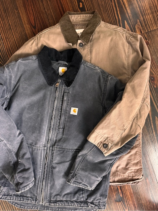 Carhartt Other - Lot of 2 Mens Canvas Work Jackets Carhartt and Orvis Size Medium